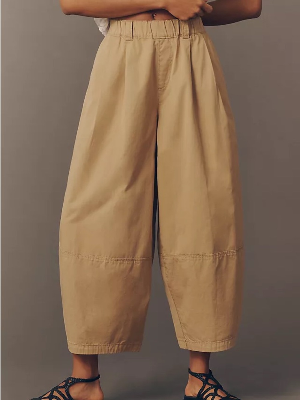 Maeve Cotton Linen Balloon Trousers